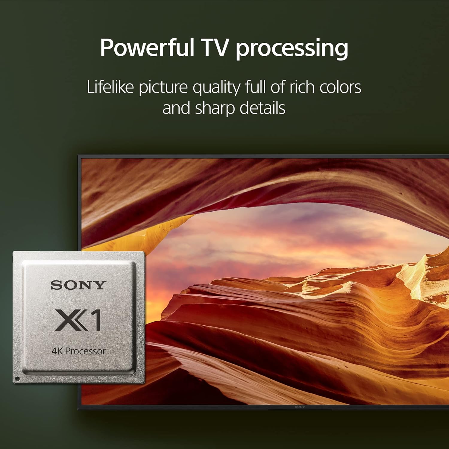 Sony 65 Inch 4K Ultra HD TV X77L Series: LED Smart Google TV KD65X77L- Latest Model, Black image 2