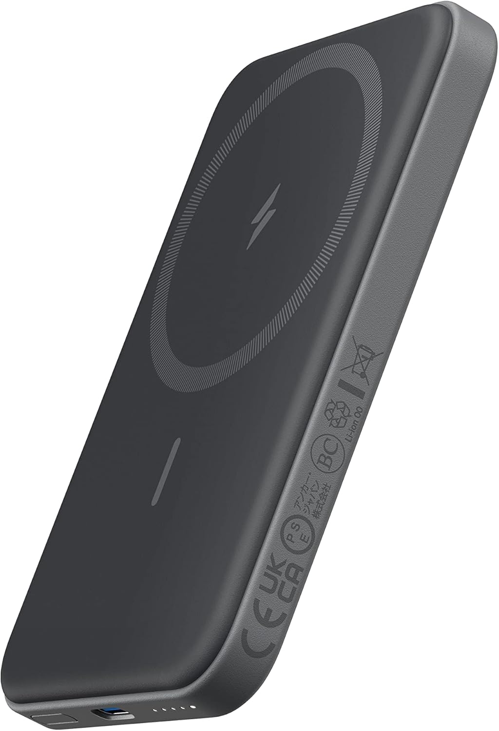 Anker 621 Magnetic Portable Charger (MagGo), 5,000mAh Wireless Power Bank with USB-C Cable, Magsafe-Compatible Battery Pack for iPhone 16/15/14/13/12 Series image 1