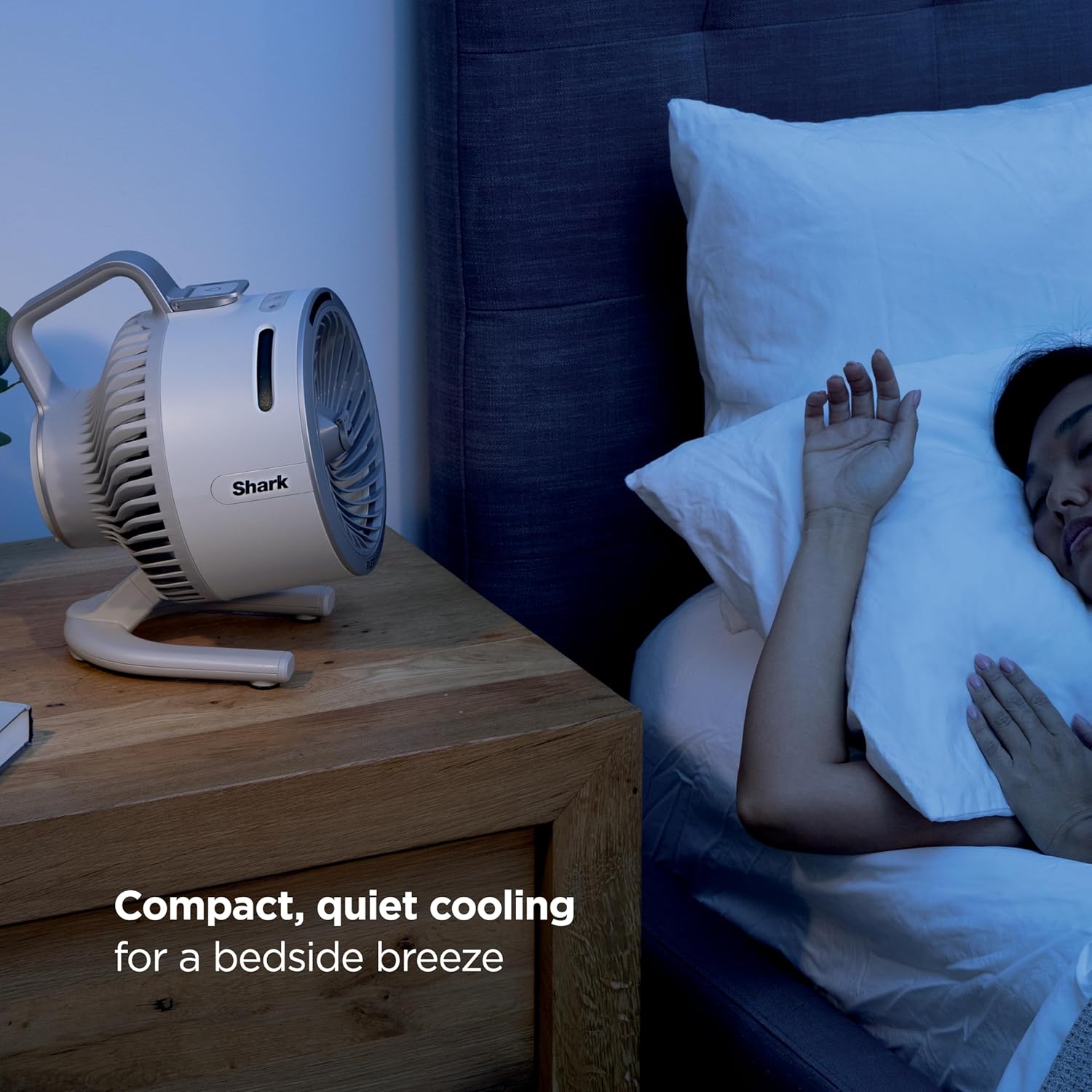 Shark FlexBreeze HydroGo Fan + Car Charger — Ultra-powerful portable fan that mists indoors & outdoors. Long lasting battery, 5 speeds, 2 bonus modes, & evaporative misting, Spruce, FA052QGN image 9