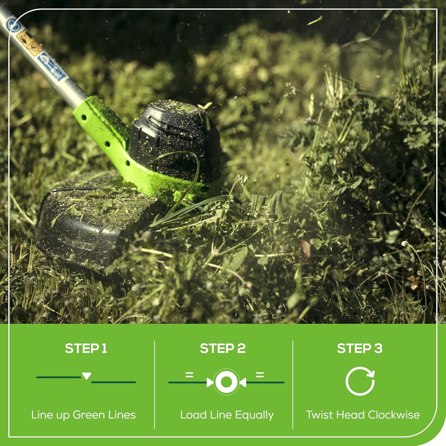 Greenworks 40V Lawn Care Combo Kit, Trimmer & Blower for Edging & Leaf Cleanup, 2.0Ah Battery & Charger (Gas-Free Yard Duo) image 8