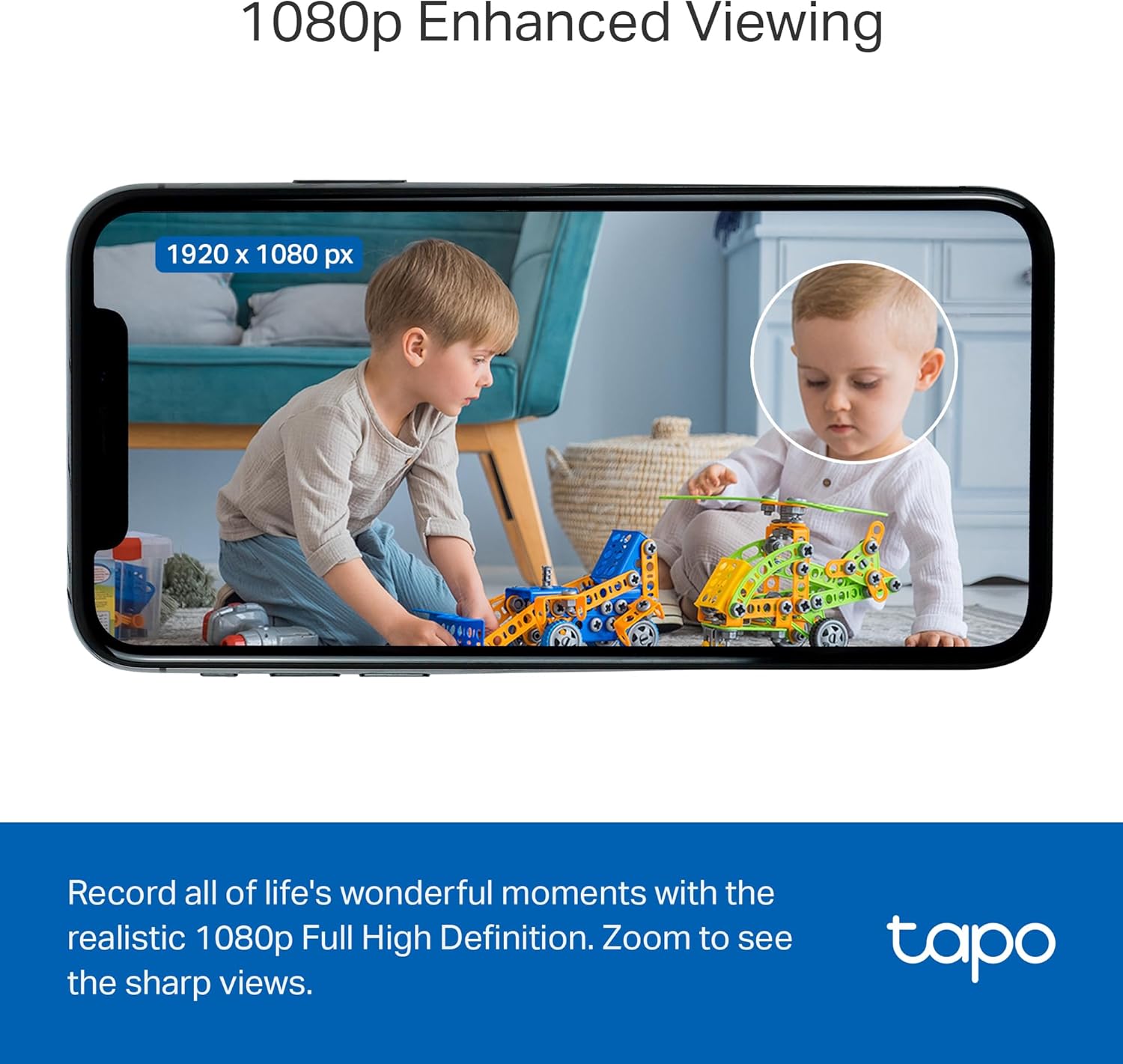 Tapo by TP-Link 1080P Indoor Security Camera for Baby Monitor, Pet Camera w/Motion Detection, 2-Way Audio Siren, Night Vision, Cloud & SD Card Storage, Works w/Alexa & Google Home, C100(4-Pack) image 3