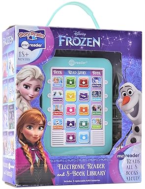 Disney Frozen Elsa, Anna, Olaf, and More! - Me Reader Electronic Reader and 8-Sound Book Library – Great Alternative to Toys for Christmas - PI Kids image 1