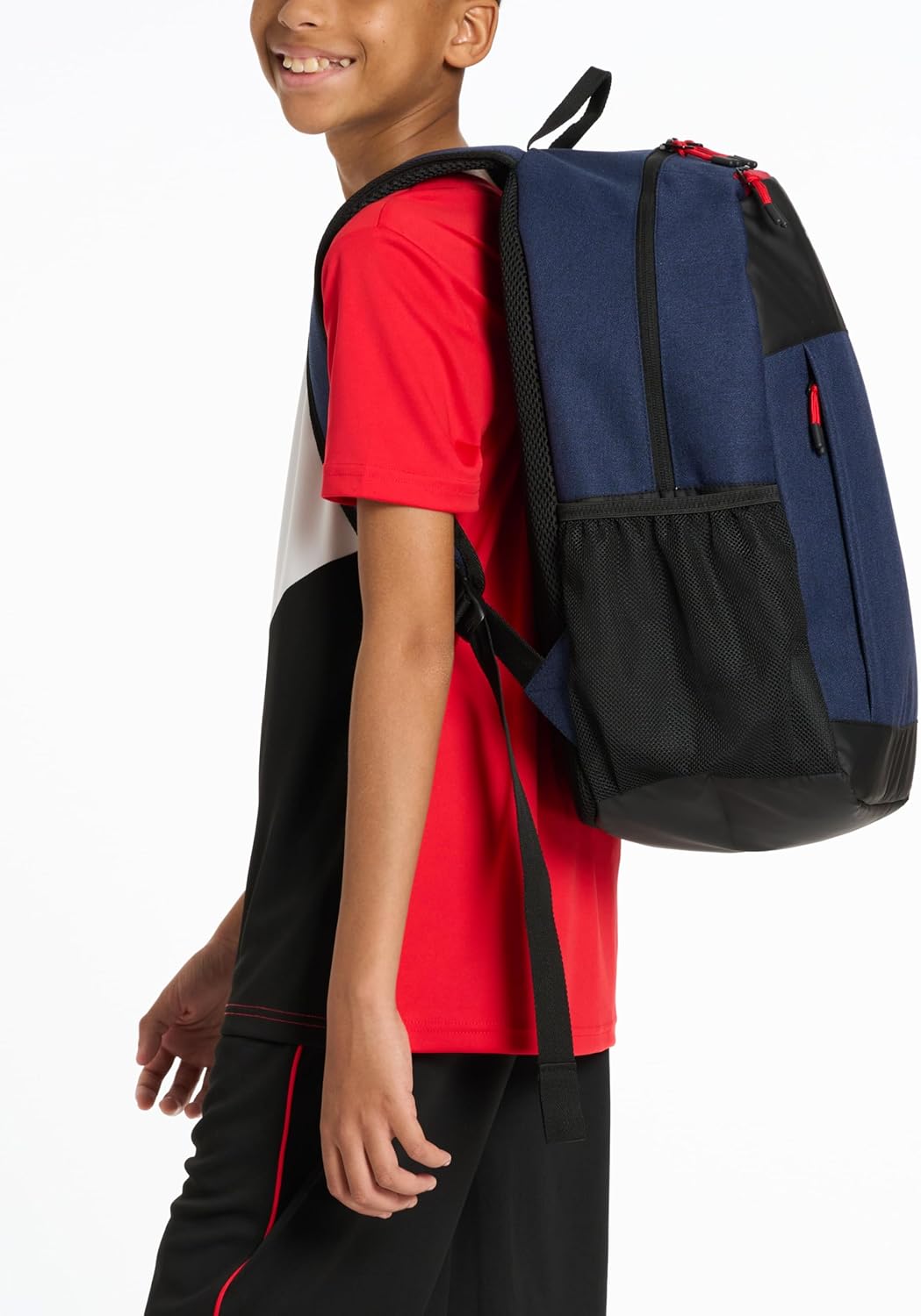 PUMA Unisex Kid's Terrain Backpack, Navy Blue Heather, Large image 4