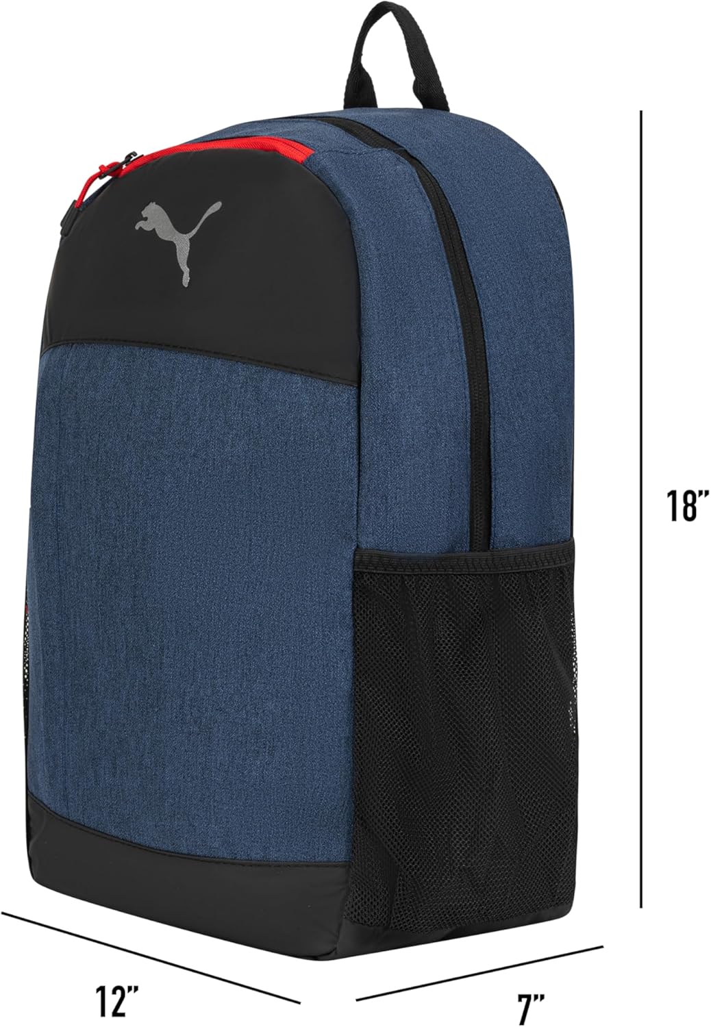 PUMA Unisex Kid's Terrain Backpack, Navy Blue Heather, Large image 7