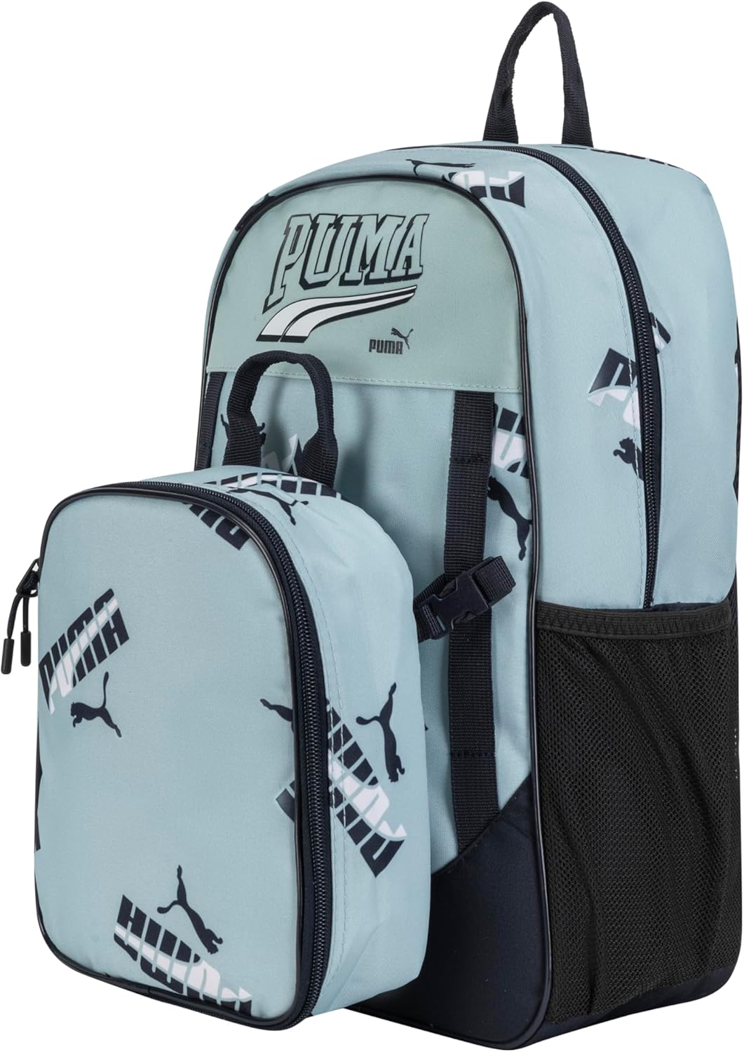 PUMA Unisex Kid's Colony Lunch Kit & Backpack Combo, Modern Mint/New Navy, Medium image 1