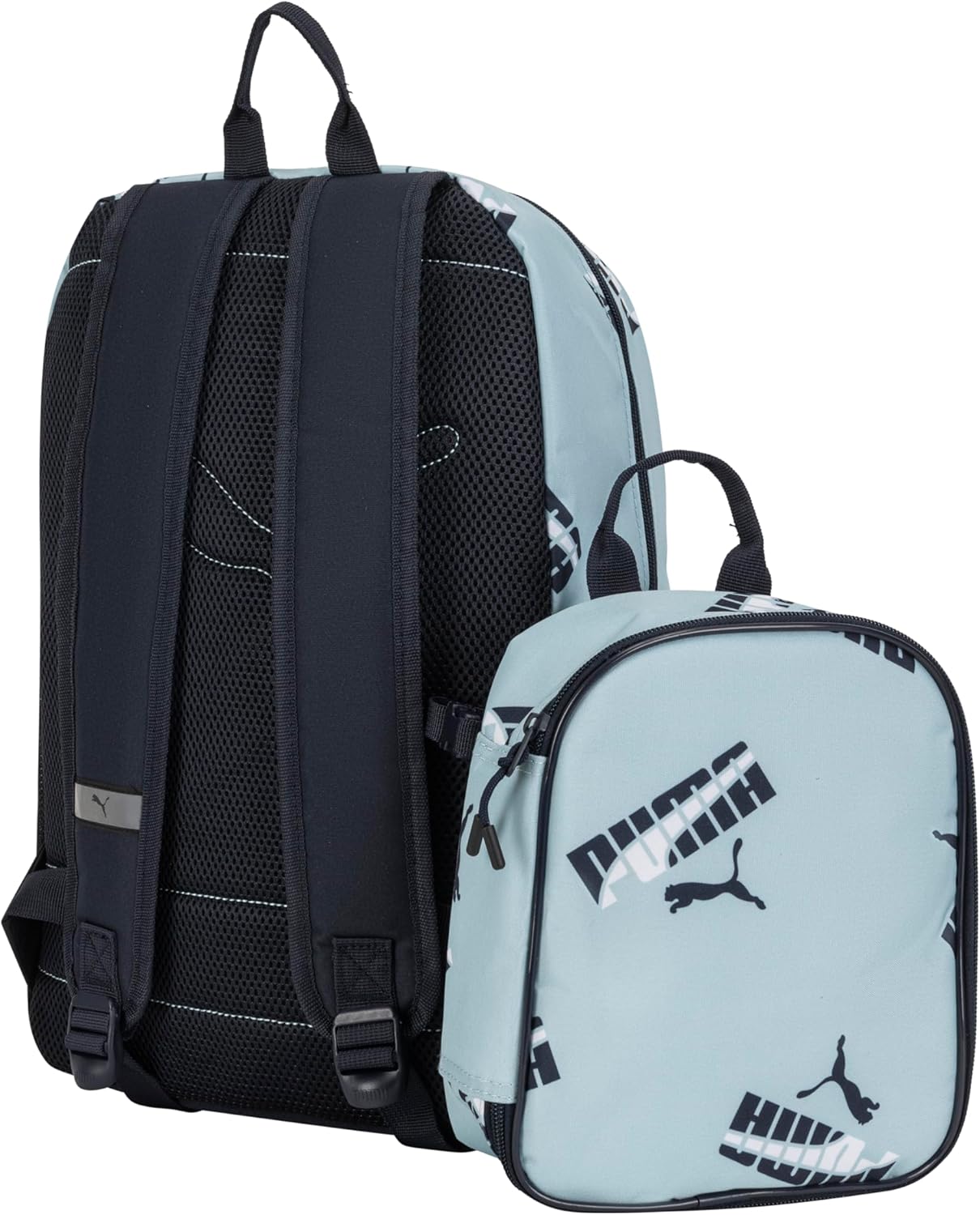 PUMA Unisex Kid's Colony Lunch Kit & Backpack Combo, Modern Mint/New Navy, Medium image 3