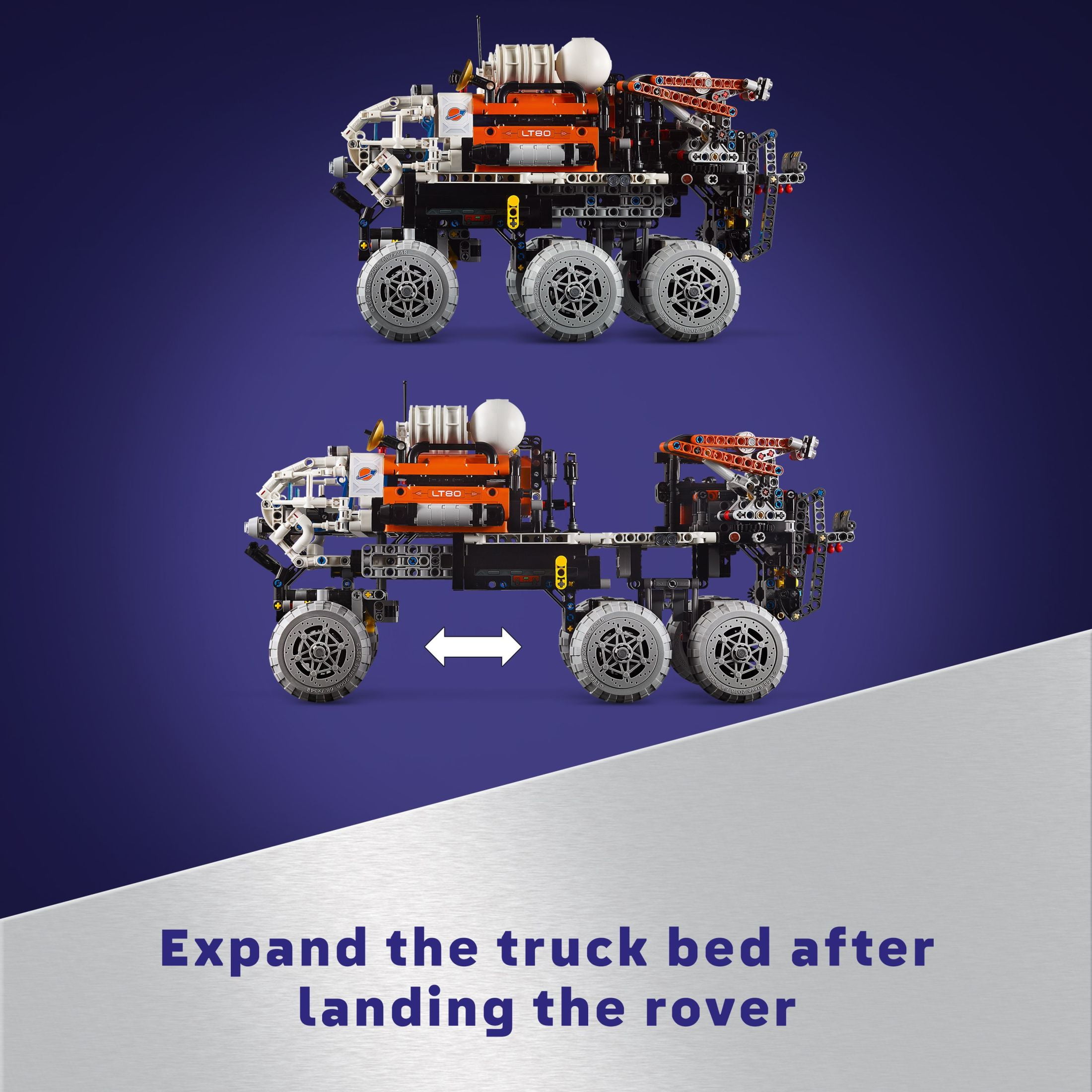 LEGO Technic Mars Crew Exploration Rover Building Set, Space Gift for Boys and Girls, Science Project, NASA Inspired Toy, Advanced Building Kit for Kids Ages 10 and Up, 42180 image 4