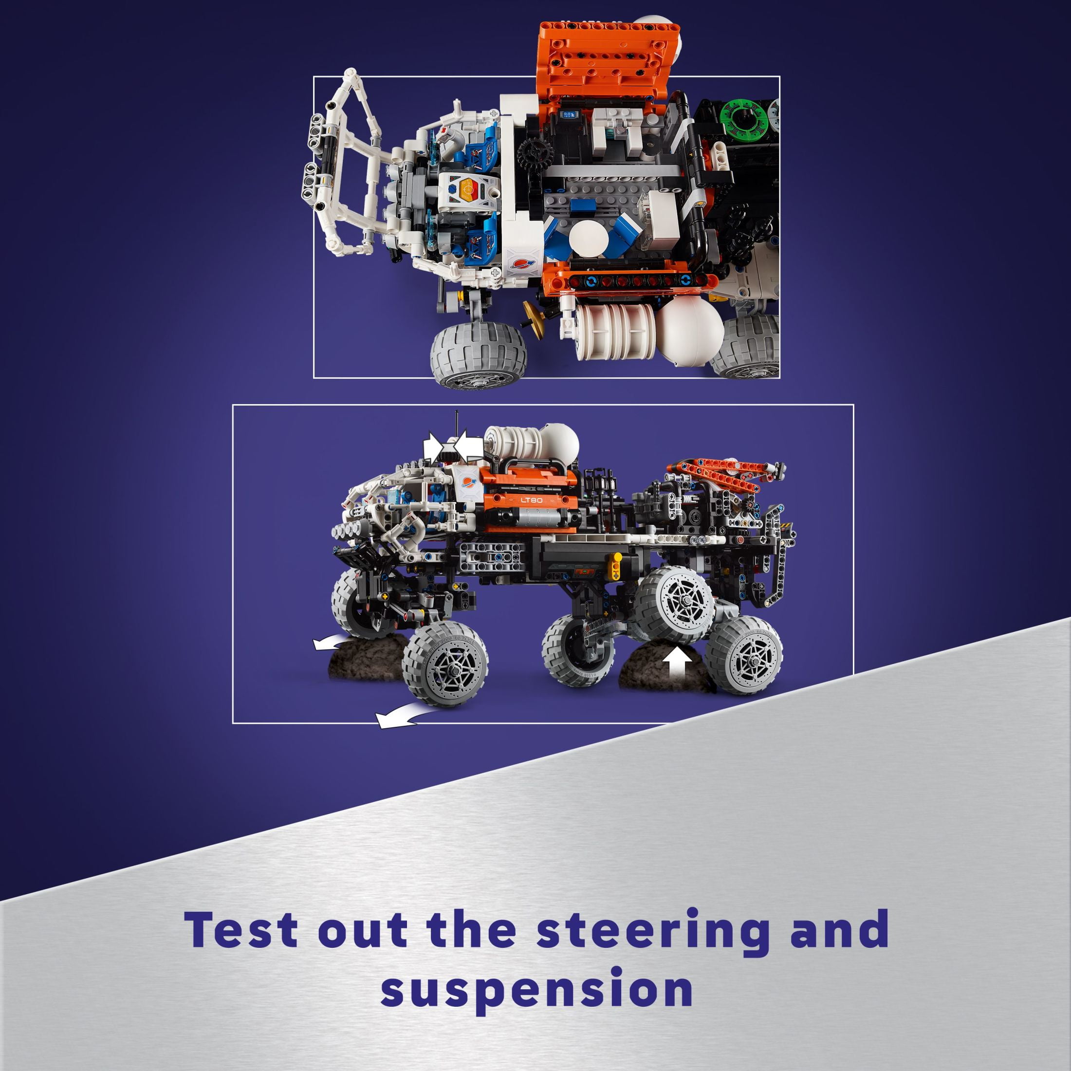 LEGO Technic Mars Crew Exploration Rover Building Set, Space Gift for Boys and Girls, Science Project, NASA Inspired Toy, Advanced Building Kit for Kids Ages 10 and Up, 42180 image 5