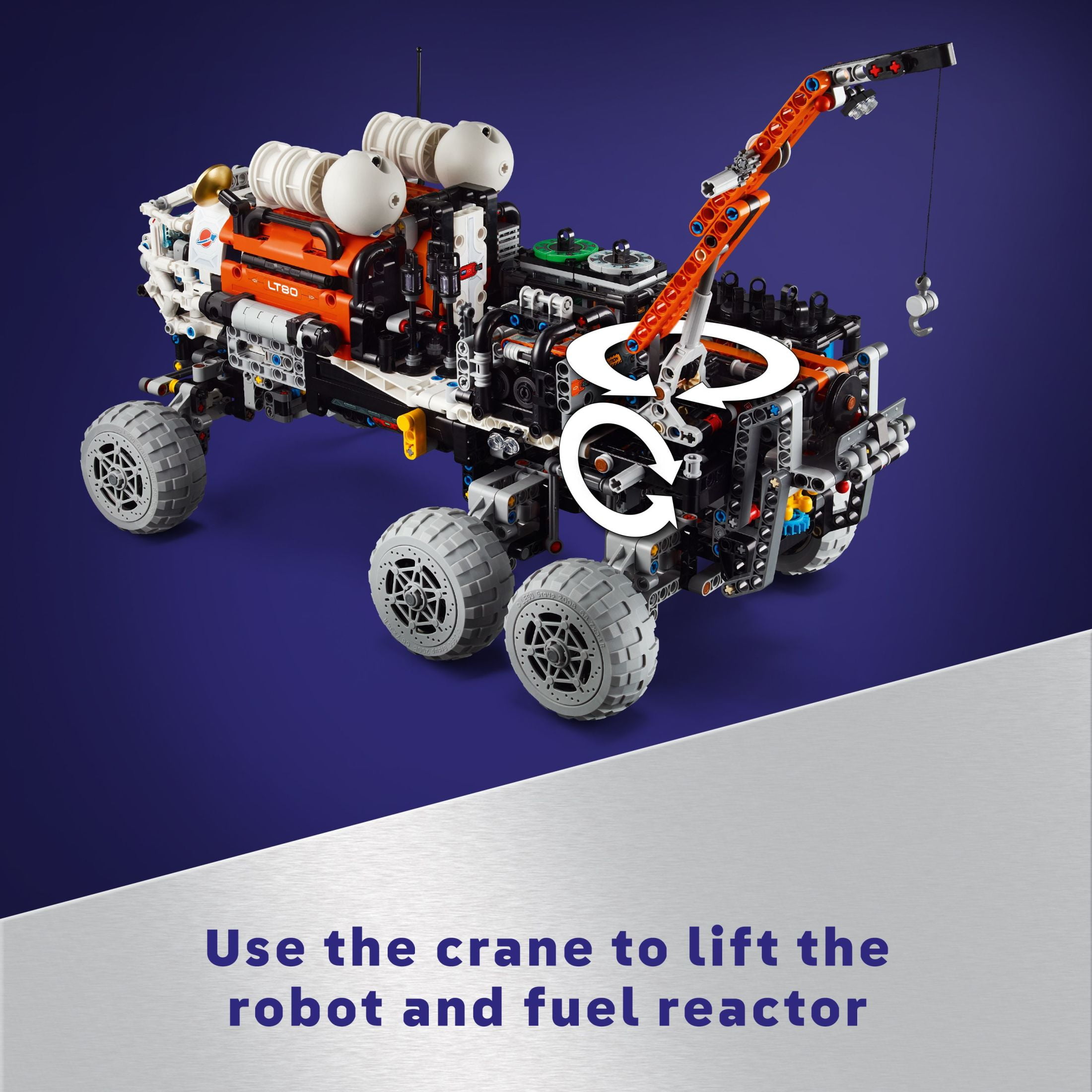 LEGO Technic Mars Crew Exploration Rover Building Set, Space Gift for Boys and Girls, Science Project, NASA Inspired Toy, Advanced Building Kit for Kids Ages 10 and Up, 42180 image 6