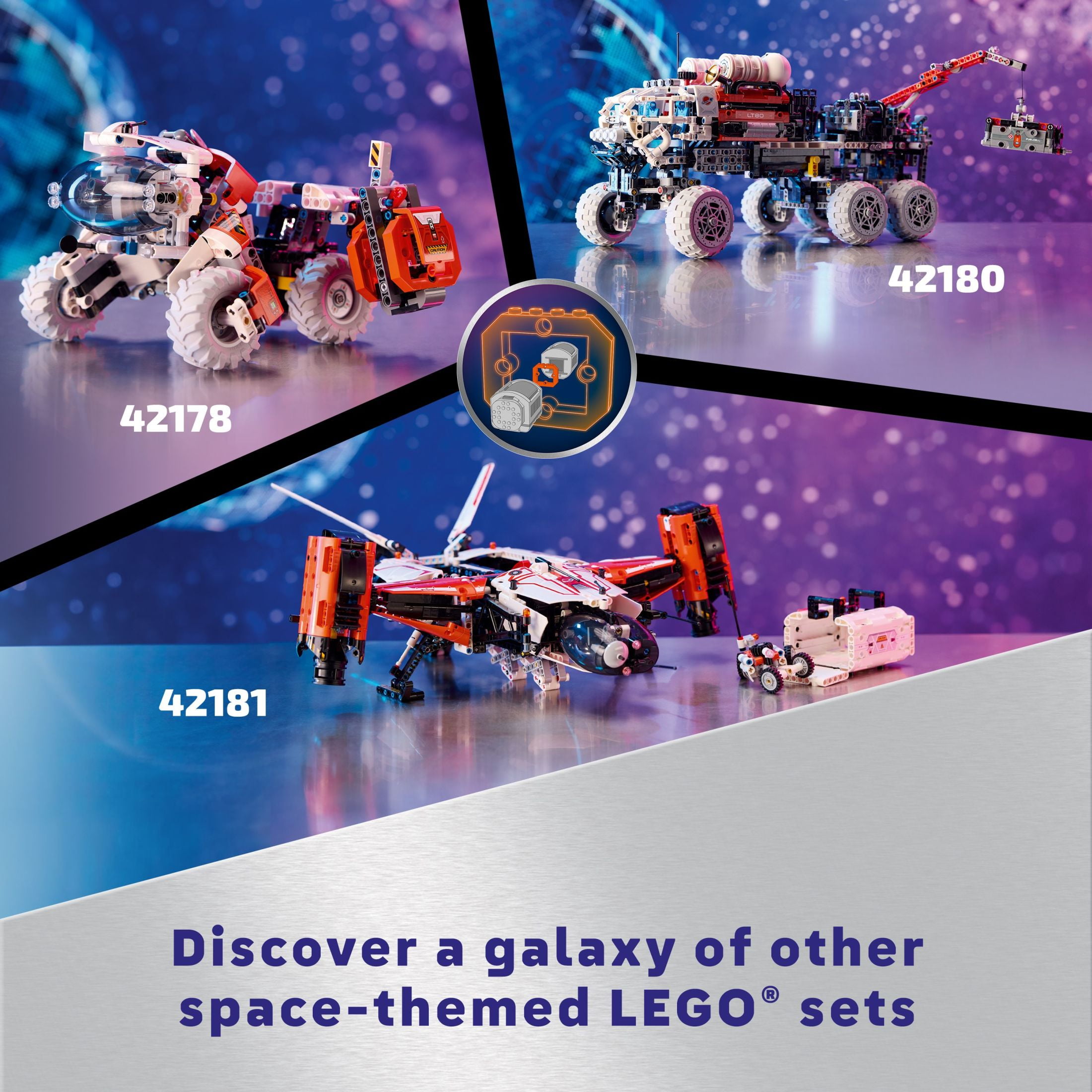LEGO Technic Mars Crew Exploration Rover Building Set, Space Gift for Boys and Girls, Science Project, NASA Inspired Toy, Advanced Building Kit for Kids Ages 10 and Up, 42180 image 8