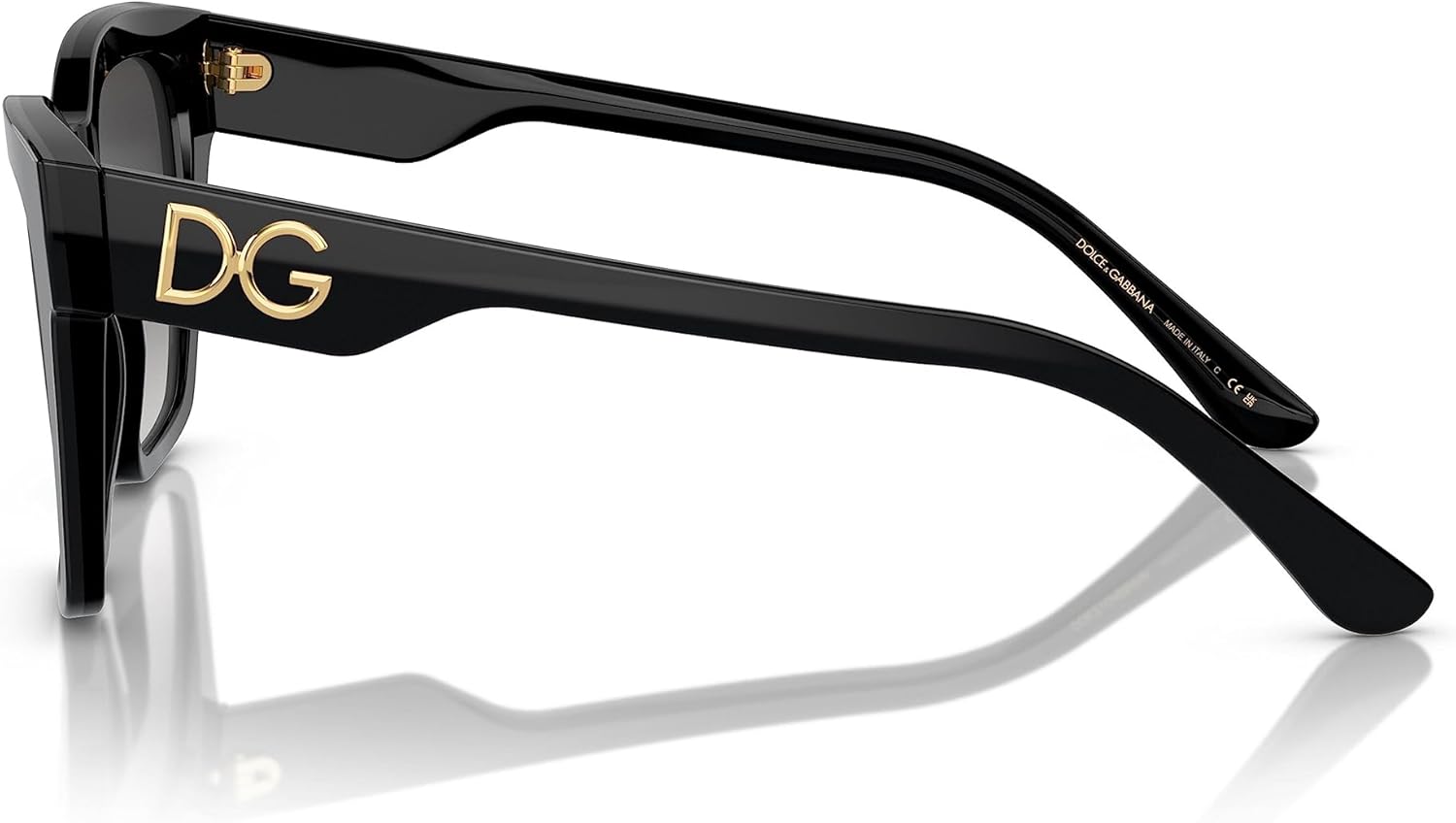Dolce & Gabbana Women's Round Fashion Sunglasses, Black/Grey Gradient, One Size image 2
