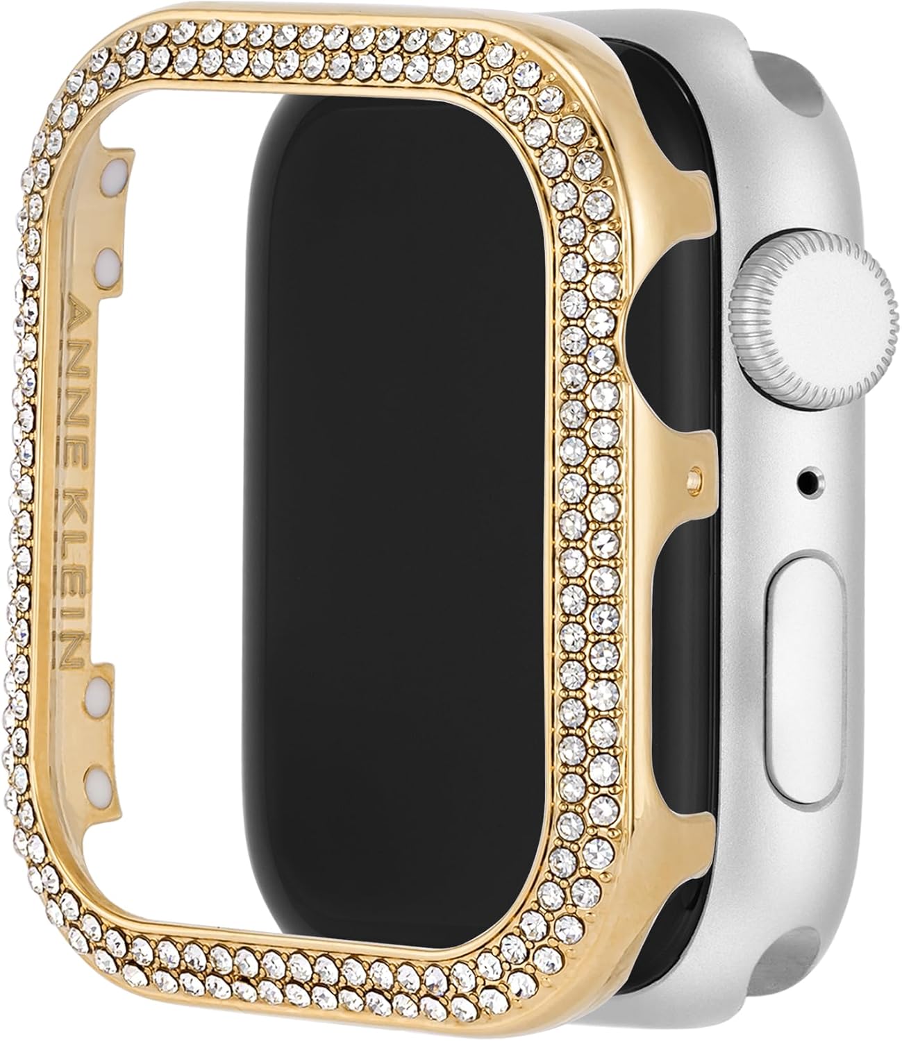 Anne Klein Premium Crystal Bumper, Compatible with Apple Watch, Seamless Fit, Easy Installation, Bumper for Apple Watch image 1
