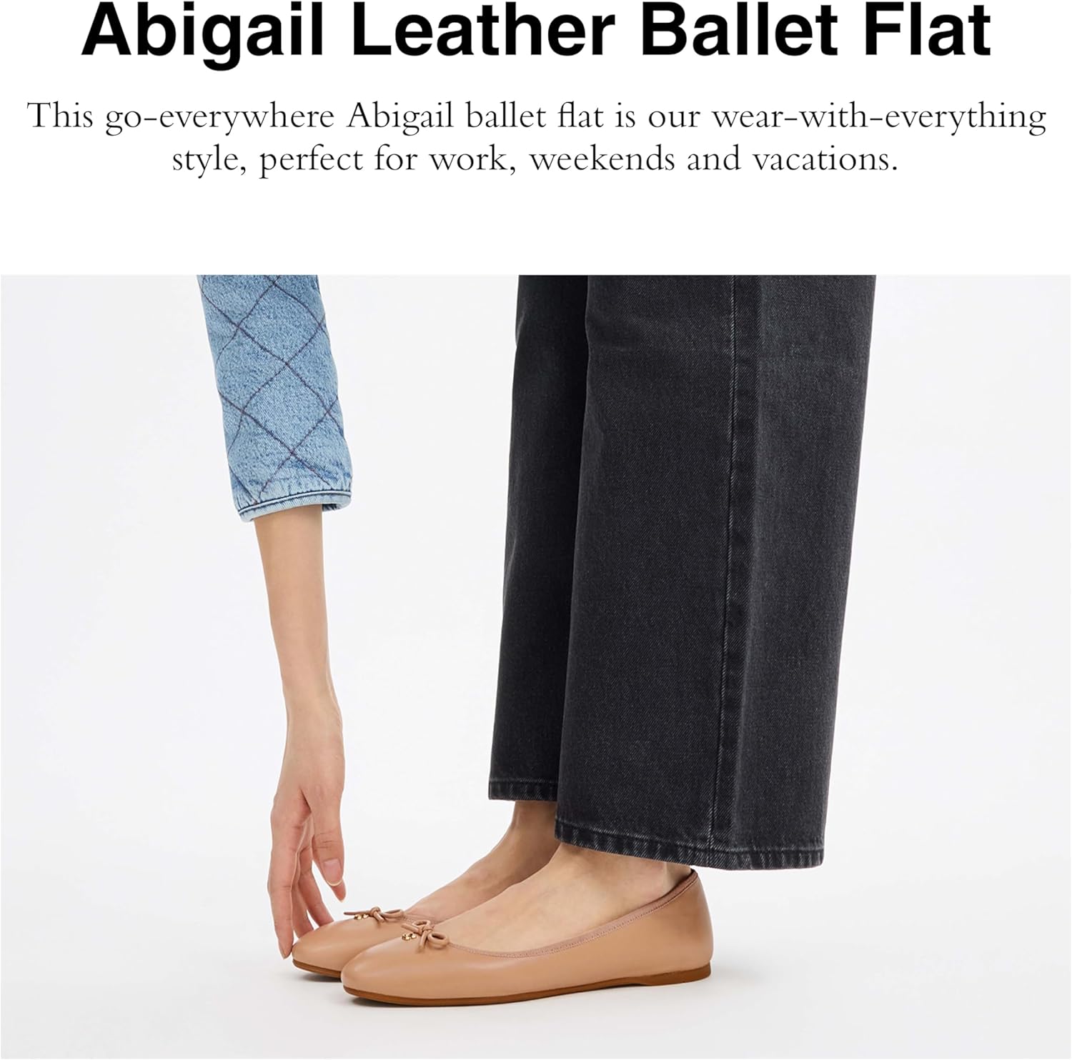 Coach Women's Abigail Leather Ballet Flat image 2