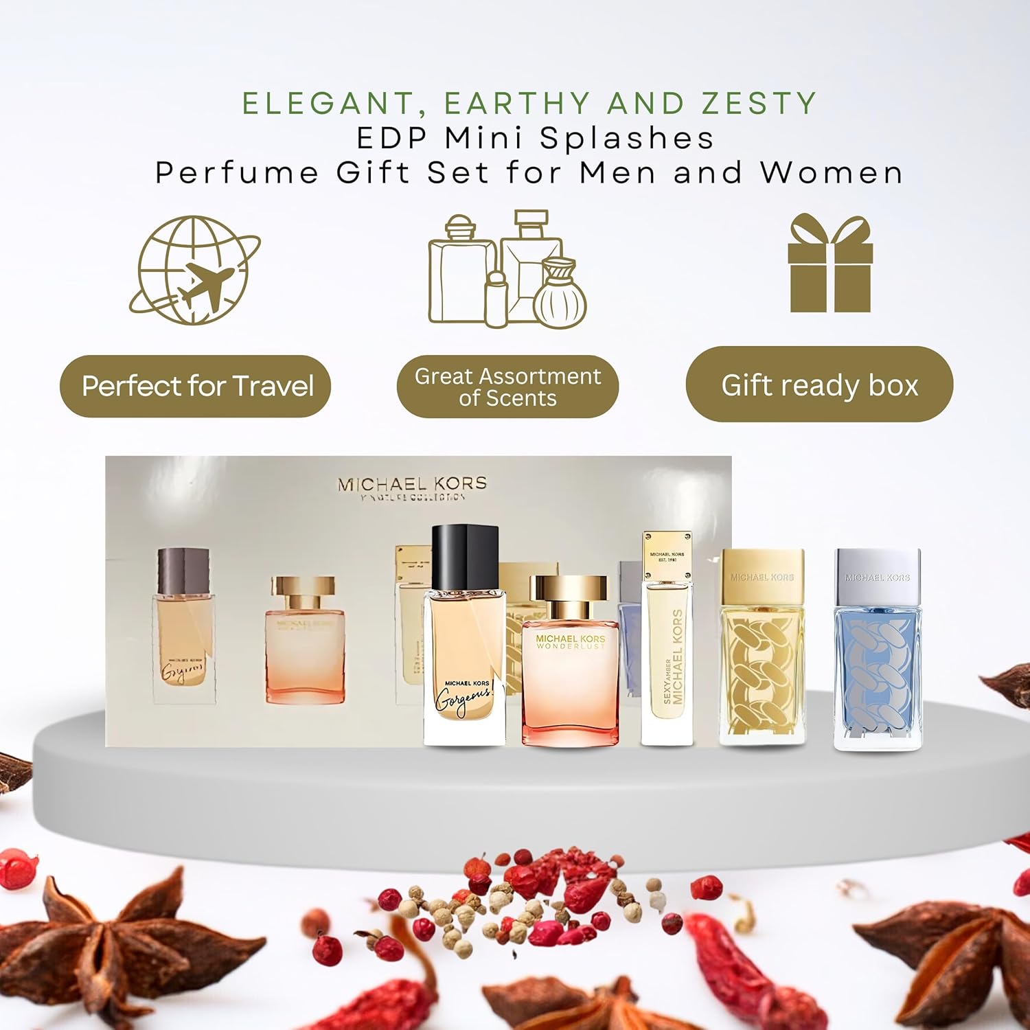 Michael Kors Perfume for Women Mini Gift Set Variety Splashes image 2