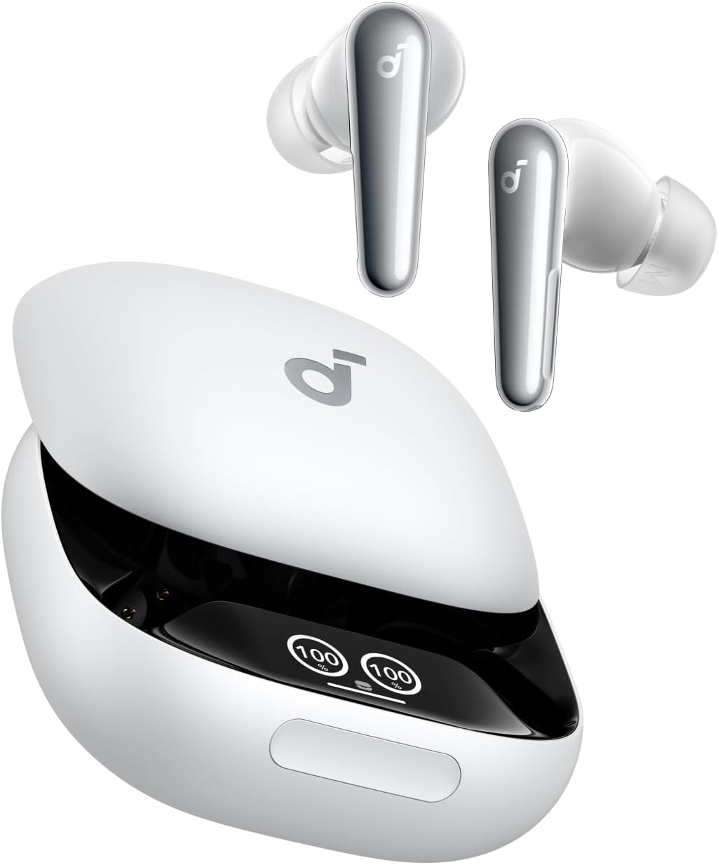 Soundcore Liberty 4 Pro by Anker, Noise Cancelling Wireless Earbuds, 7-Sensor and Real-Time Adaptive Noise Cancelling, 2× Faster Charging, Studio-Level Hi-Fi Music, Clear Calls with 6 Mics and AI image 1