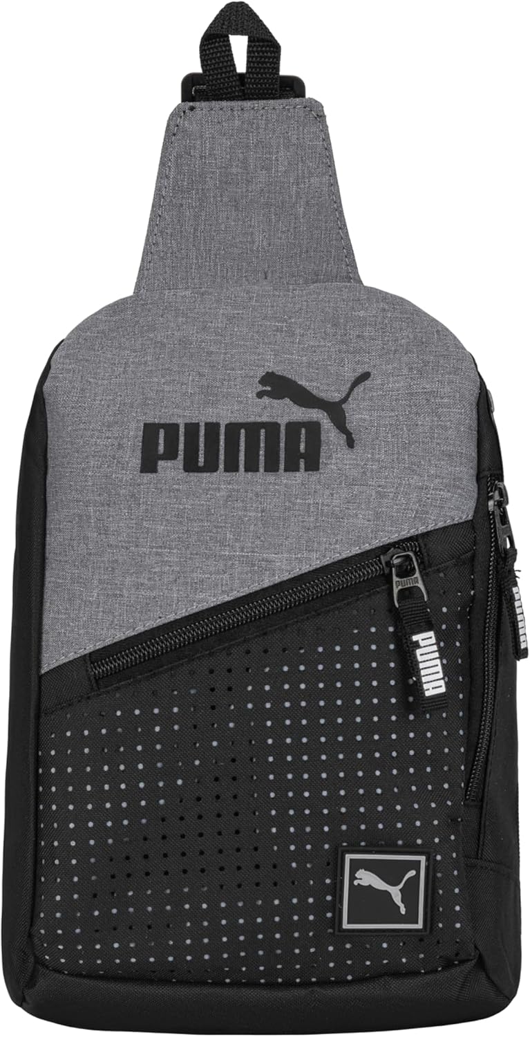 PUMA EVERCAT SIDEWALL SLING BACKPACK, One Size, Heather Grey image 1