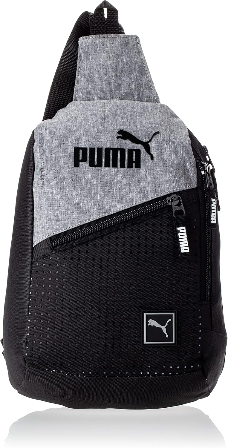 PUMA EVERCAT SIDEWALL SLING BACKPACK, One Size, Heather Grey image 4