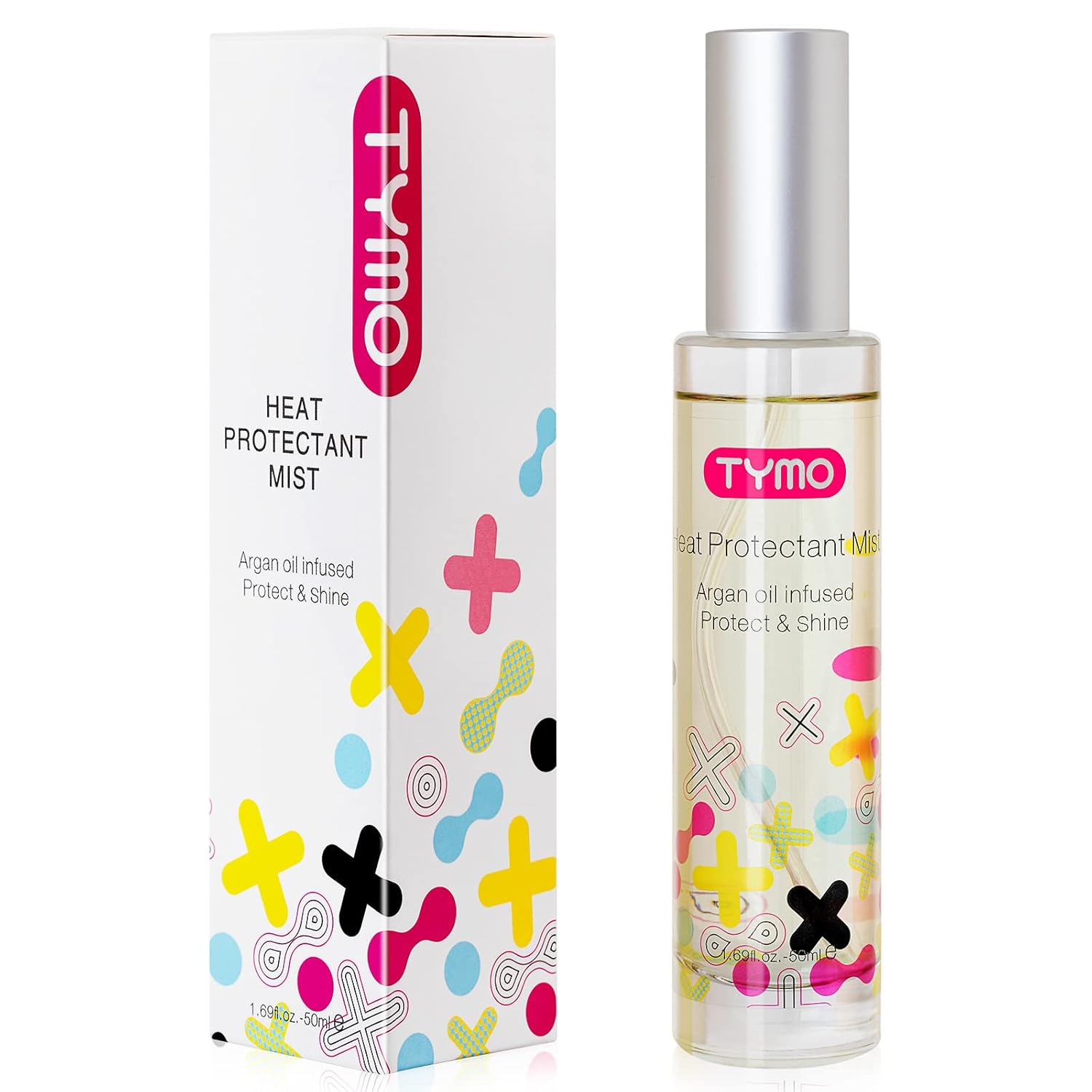 TYMO Heat Protectant Spray for Hair with Argan Oil for Styling Tools, Heat Protection Spray to Smooth & Hydrate, Natural Clean Formulation, Multi-benefit Treatment, Lightweight for All Hair Types image 9