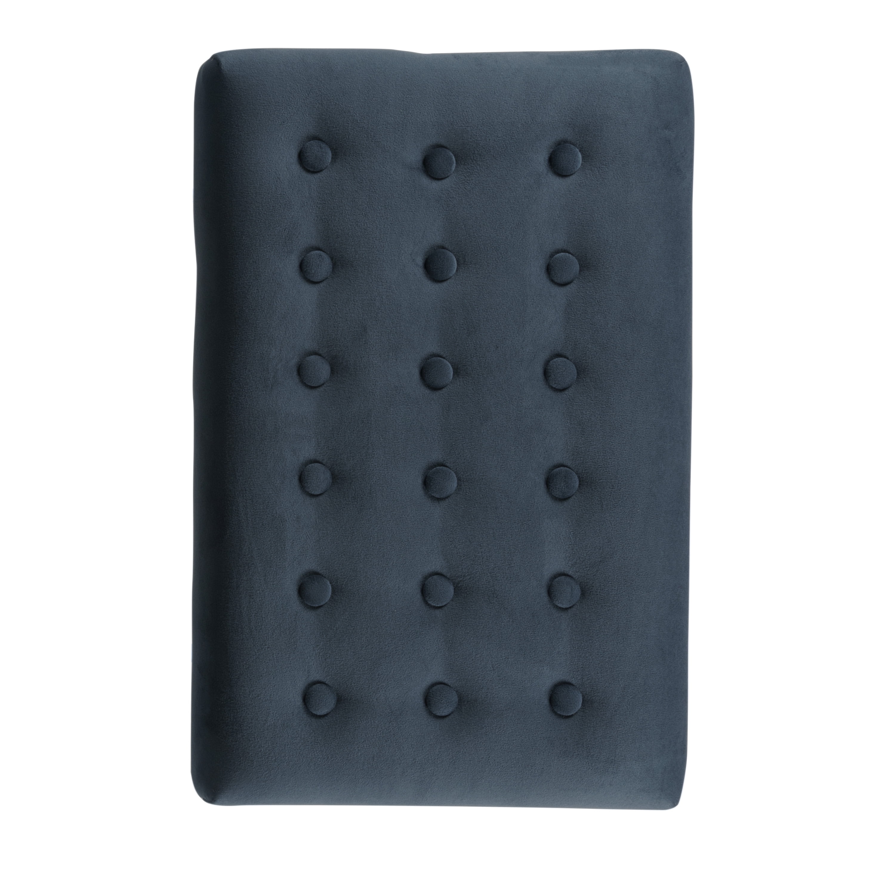 HomePop Decorative Velvet Tufted Ottoman, Multiple Colors image 8