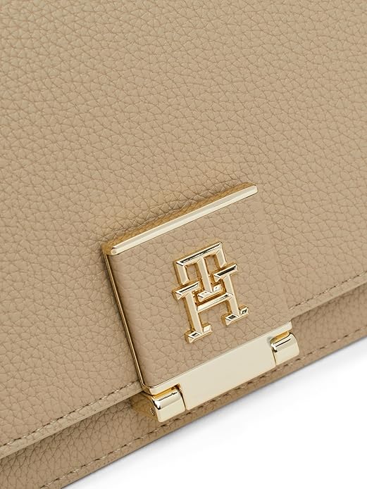 Tommy Hilfiger Leather Shoulder Bag with Removable Crossbody Strap image 3