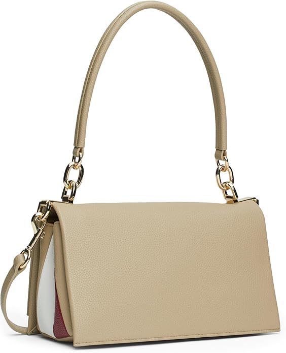 Tommy Hilfiger Leather Shoulder Bag with Removable Crossbody Strap image 5