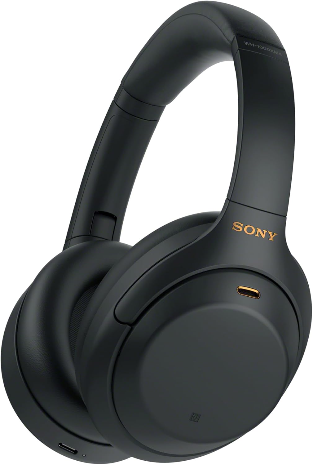 Sony WH-1000XM4 Wireless Premium Noise Canceling Overhead Headphones with Mic for Phone-Call and Alexa Voice Control, Black WH1000XM4 image 1