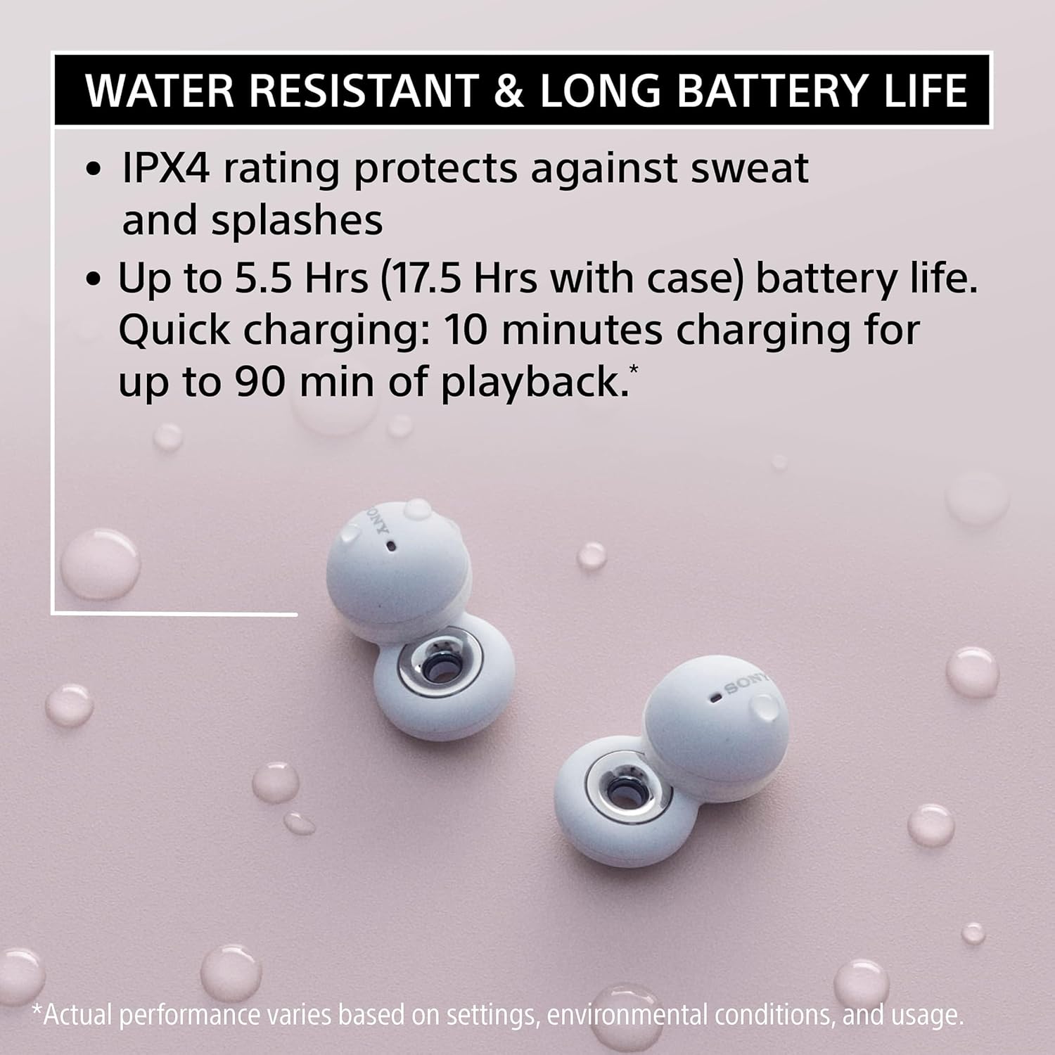 Sony LinkBuds Truly Wireless Earbud Headphones with an Open-Ring Design for Ambient Sounds and Alexa Built-in, Bluetooth Ear Buds Compatible with iPhone and Android, Gray image 7