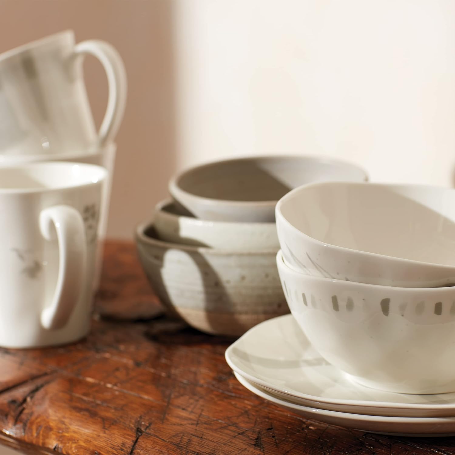 Lenox Oyster Bay 12Pc Dinnerware Set, 15.20, White image 5