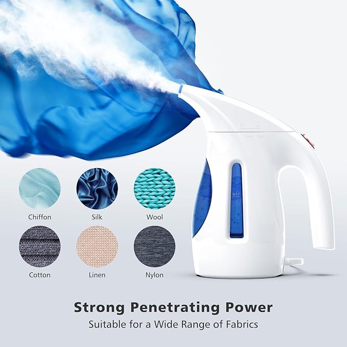 HiLIFE Steamer for Clothes, Portable Handheld Design, 240ml Big Capacity, 700W, Strong Penetrating Steam, Removes Wrinkle, for Home, Office(ONLY FOR 120V) image 4