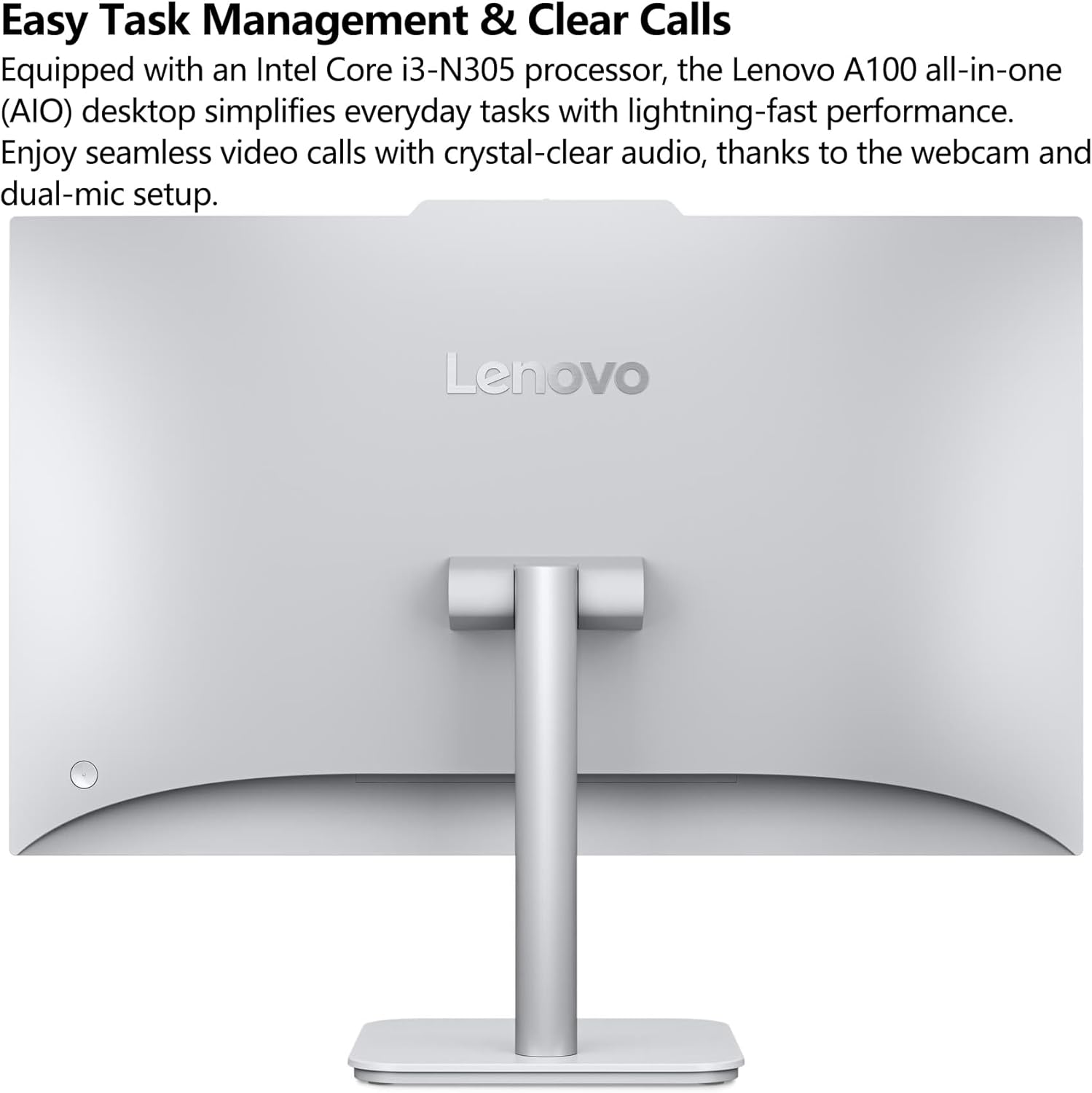 Lenovo 24 All-in-One Desktop Computer for Home Office, 23.8" FHD Business AIO, Intel 8-Core Processor (Beat i5-1140G7), 32GB DDR4 RAM, 1TB PCIe SSD, WiFi 6, Bluetooth 5.2, Windows 11 Pro, Vent-Hear image 4