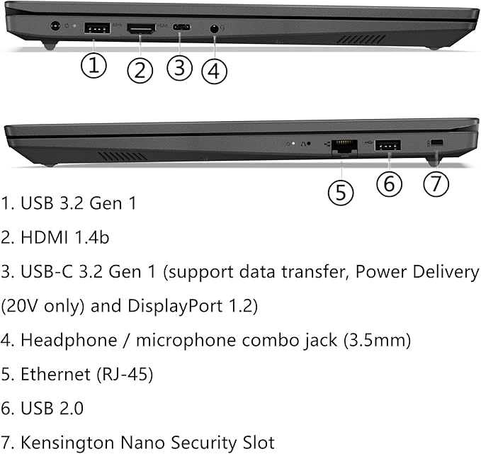 Lenovo Laptop Computer for Business & Home, Intel 10-Core i7-13620H (Beat Ultra 7 255U), 40GB DDR4 RAM, 1TB PCIe SSD, WiFi 6, Bluetooth, 15.6" FHD, Type-C, HDMI, Iron Grey, Windows 11 Pro, Wendbo image 5