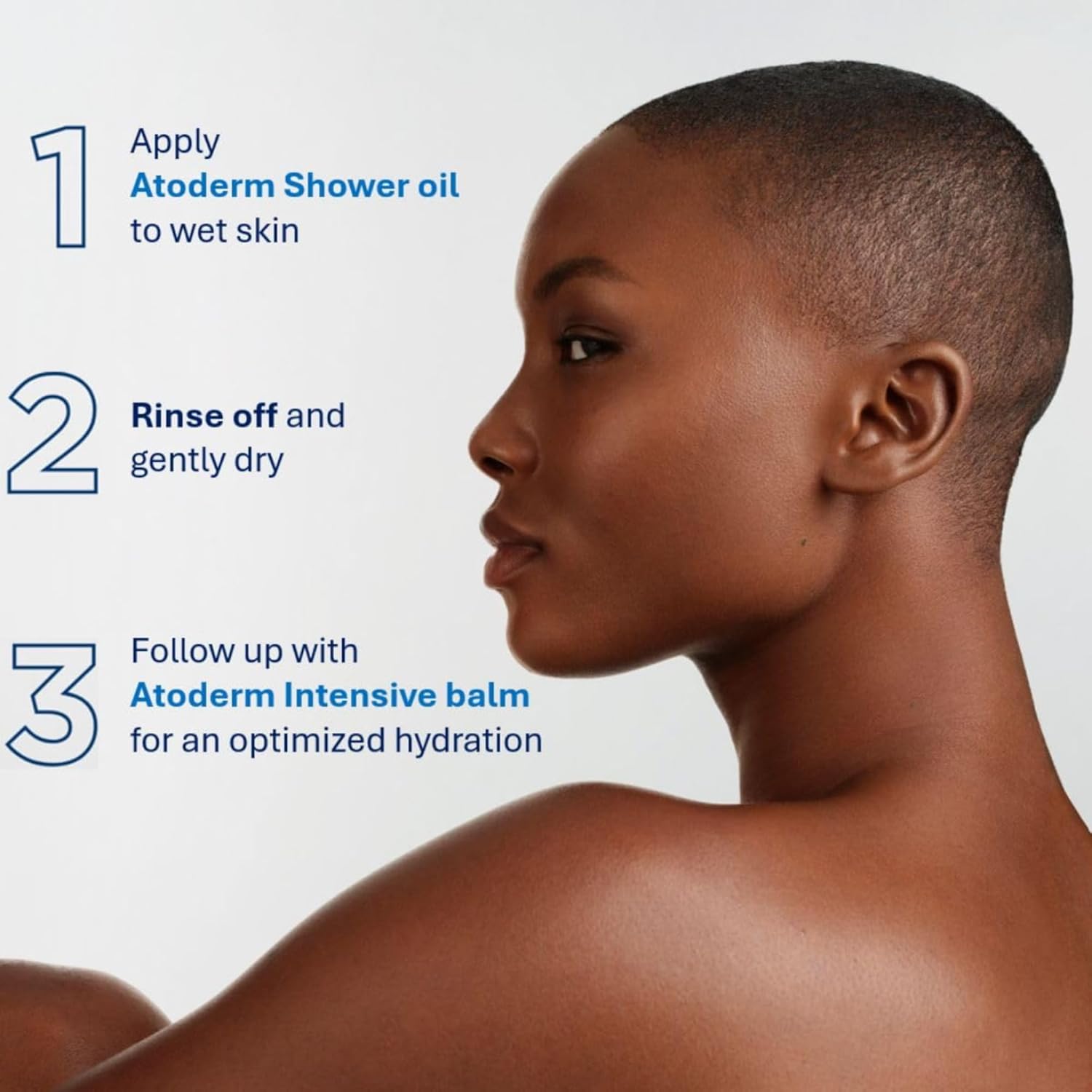 Bioderma Atoderm Shower Oil, Cleansing Oil For Face & Body, Nourishing Cleansing Oil For Dry to Atopic Sensitive Skin For Softer & Smooth Skin For Your Whole Family image 4