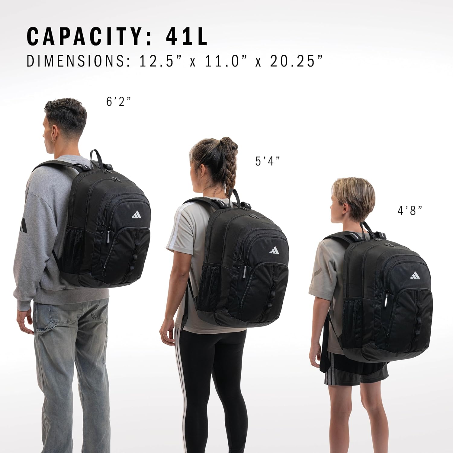adidas Prime Backpack for Work, Travel Bag for Women and Men with Padded Compartment for Laptop, Alumina Beige/White, One Size image 5