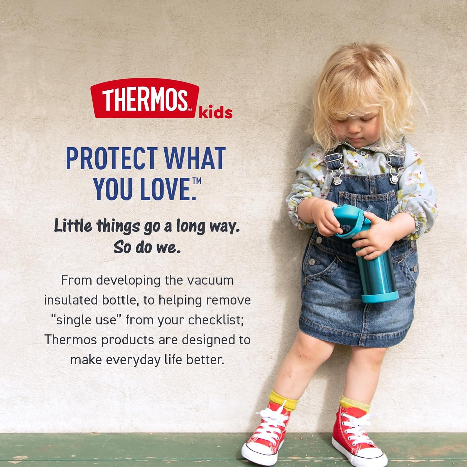 THERMOS FUNTAINER 10 Ounce Stainless Steel Vacuum Insulated Kids Food Jar with Folding Spoon, Navy image 7