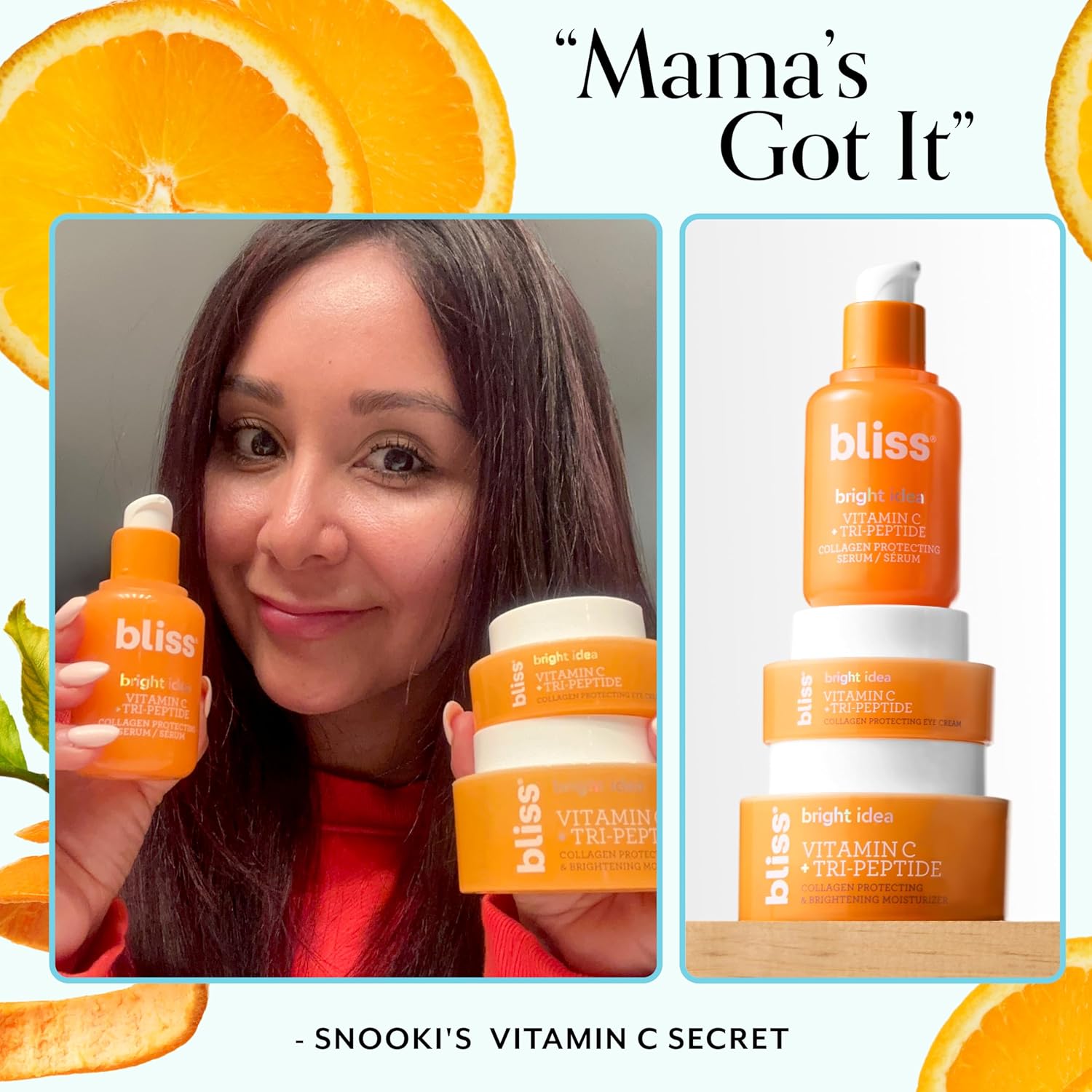 Bliss Vitamin C + Tri-Peptide Bright Idea Serum – 15% Brightening + Barrier Boost Complex for Radiant, Firm Skin – Anti-Aging Face Serum Boosts Collagen & Elasticity - 1 fl oz image 2