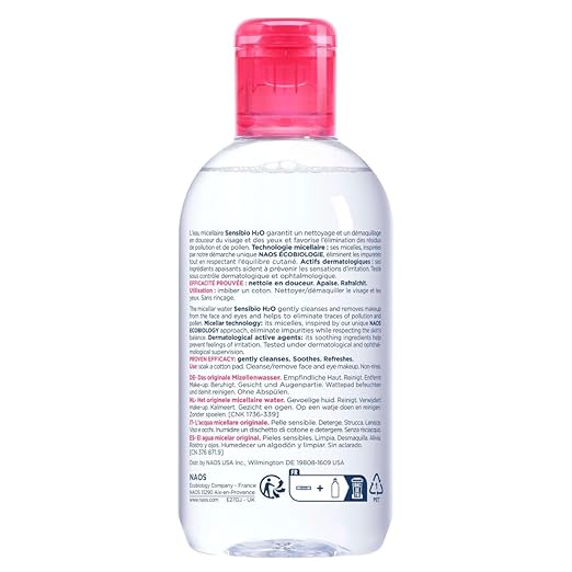 Bioderma - Sensibio - H2O Micellar Water - Makeup Remover Cleanser - Face Cleanser for Sensitive Skin image 3