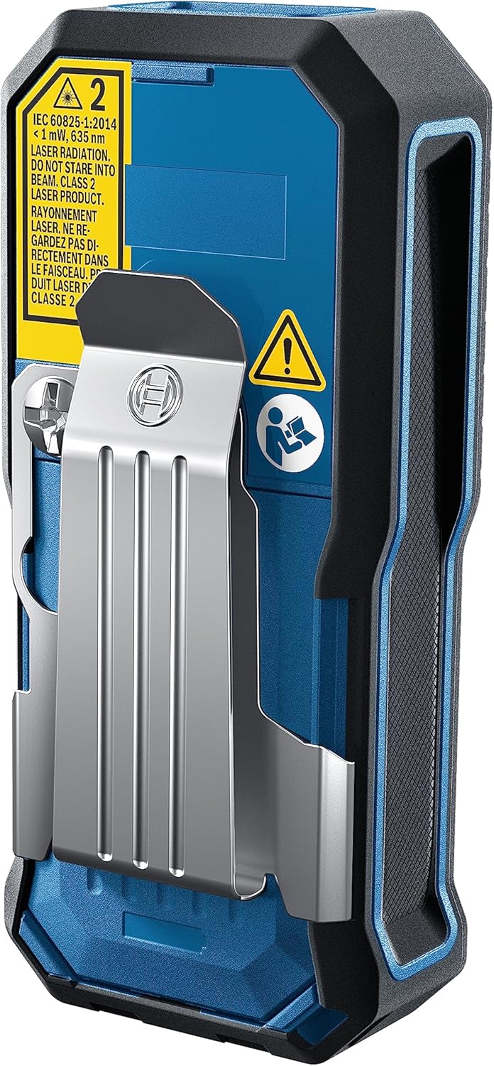 BOSCH GLM165-22 165 Ft Blaze Laser Distance Measure, Includes 2 AA Batteries, Belt Clip, & Pouch image 4