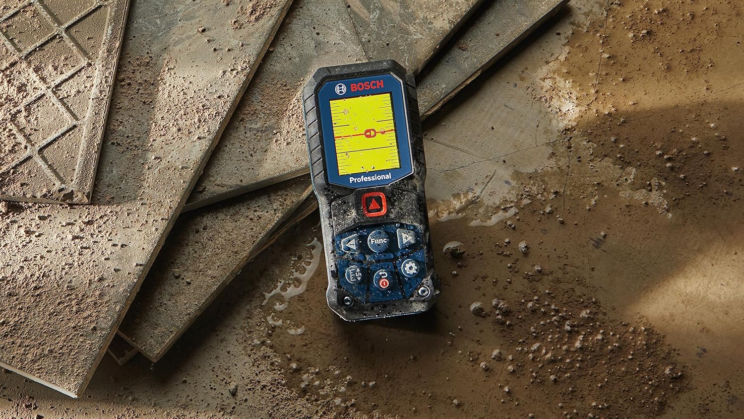 BOSCH GLM165-22 165 Ft Blaze Laser Distance Measure, Includes 2 AA Batteries, Belt Clip, & Pouch image 9