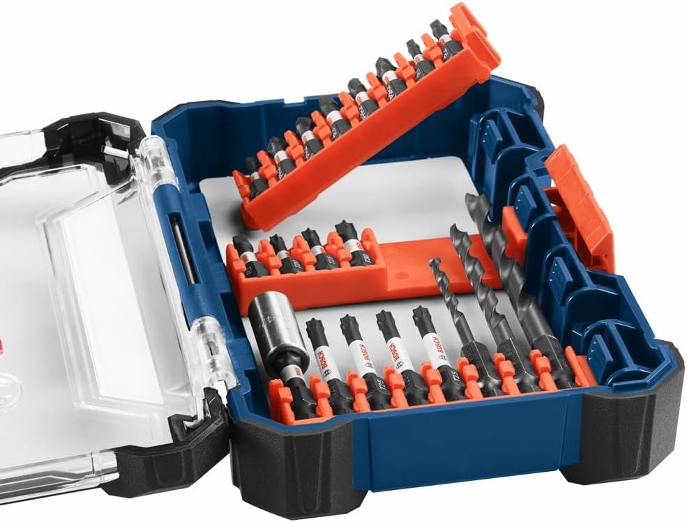 BOSCH DDMS40 40-Piece Assorted Impact Tough Drill Drive Custom Case System Set for Drilling and Driving Applications image 6