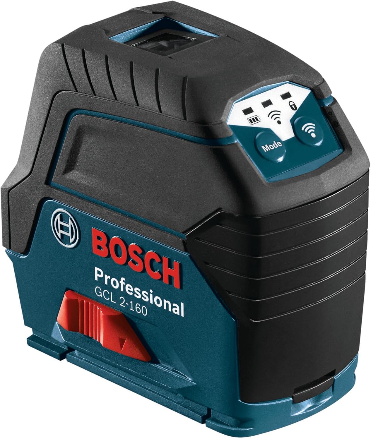 BOSCH GCL 2-160 65 Ft Self-Leveling Cross-Line Laser with Plumb Points, Includes Magnetic Rotating Mount, Ceiling Grid Clip, Laser Target Plate, 3 AA Batteries, & Hard Carrying Case image 5