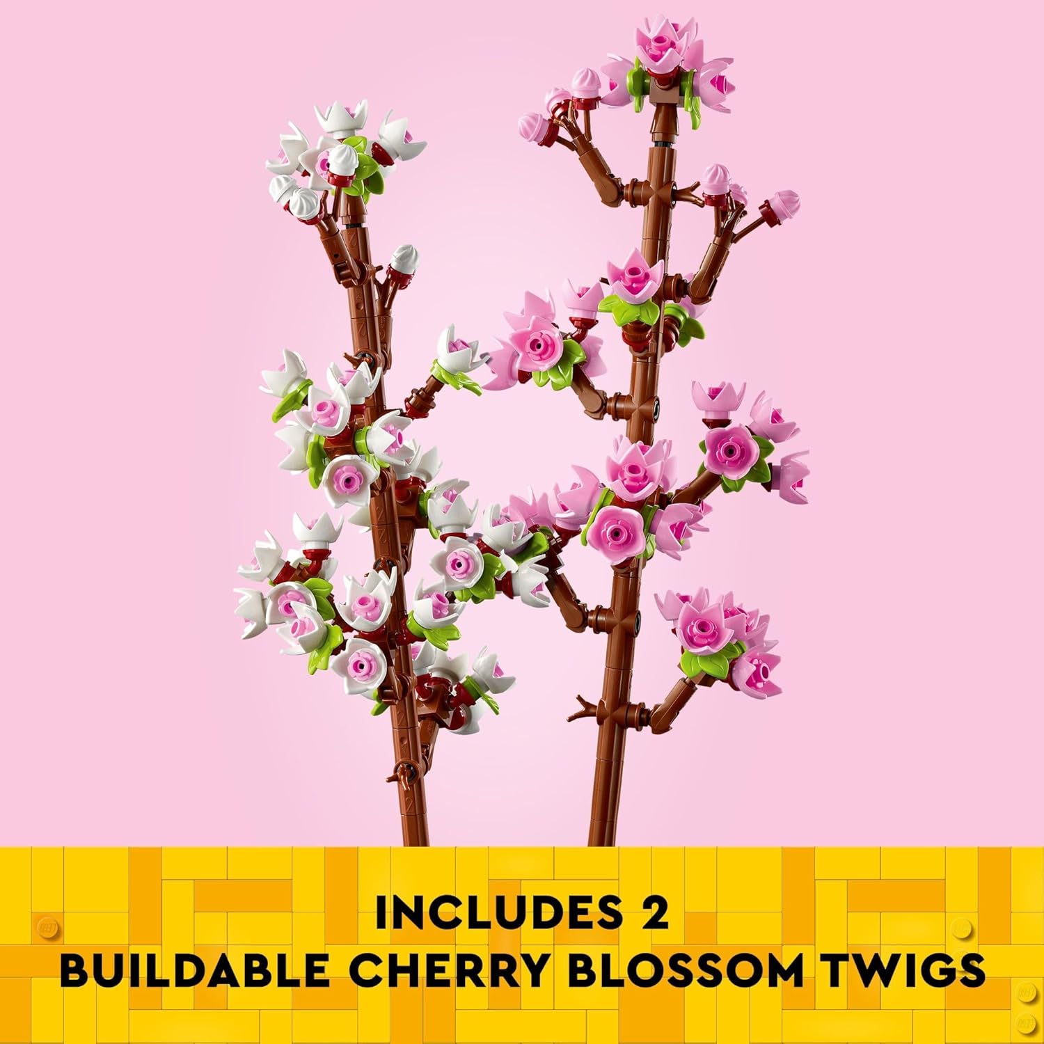LEGO Cherry Blossom Building Toy for Kids, Girls & Boys, Ages 8+ - Artificial Cherry Blossom Decor for Home & Display - Creative Gift Idea for Plant & Flower Lovers - 40725 image 3