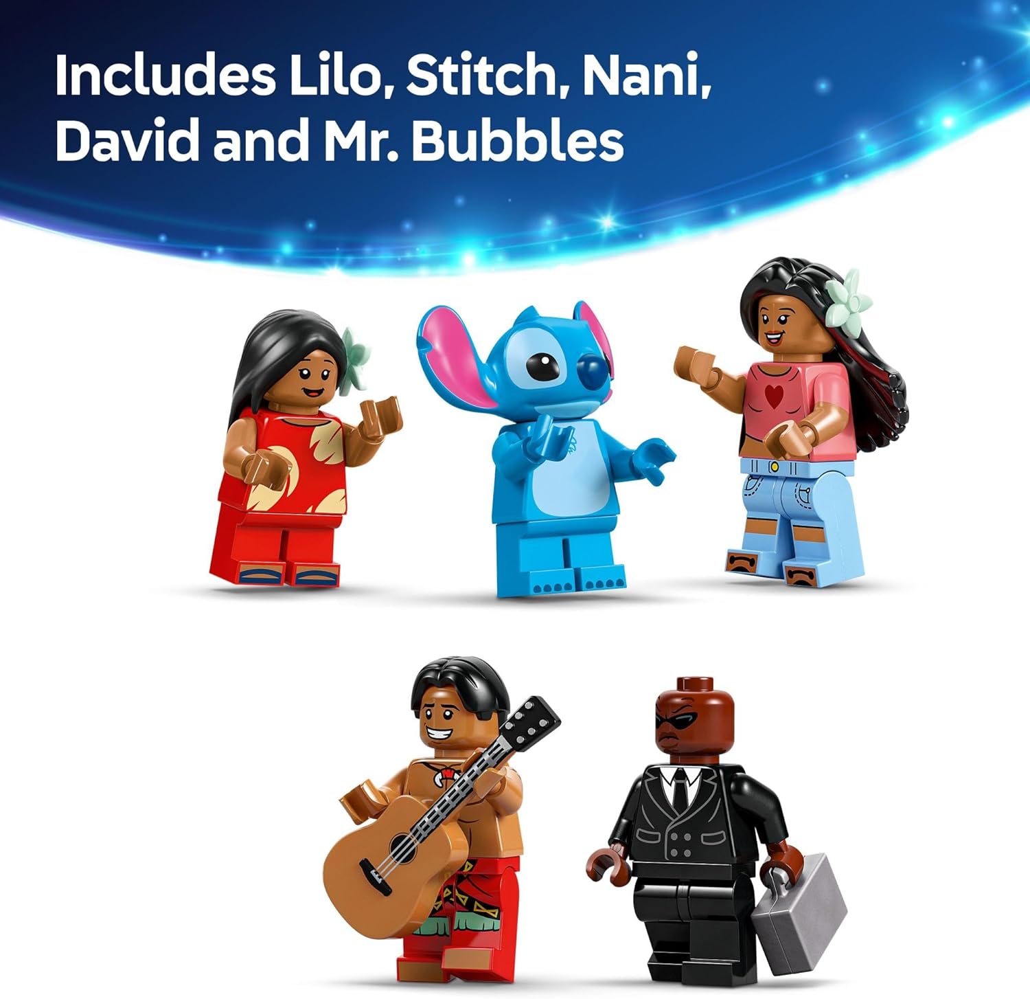 LEGO Disney Lilo and Stitch Beach House Toy - Building Playset for Kids, Girls and Boys, Ages 9+ - Includes 5 Minifigures - Disney Gift Idea for Fans of Lilo & Stitch Movie - 43268 image 6