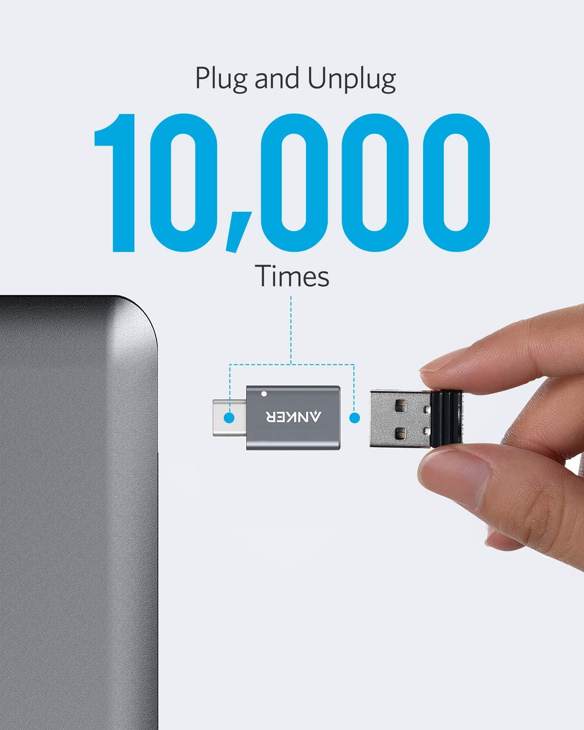 Anker USB C Adapter (2 Pack), USB C to USB Adapter High-Speed Data Transfer for MacBook Pro 2020, iPad Pro 2020, Samsung Notebook 9, Dell XPS and More Type C Devices image 6