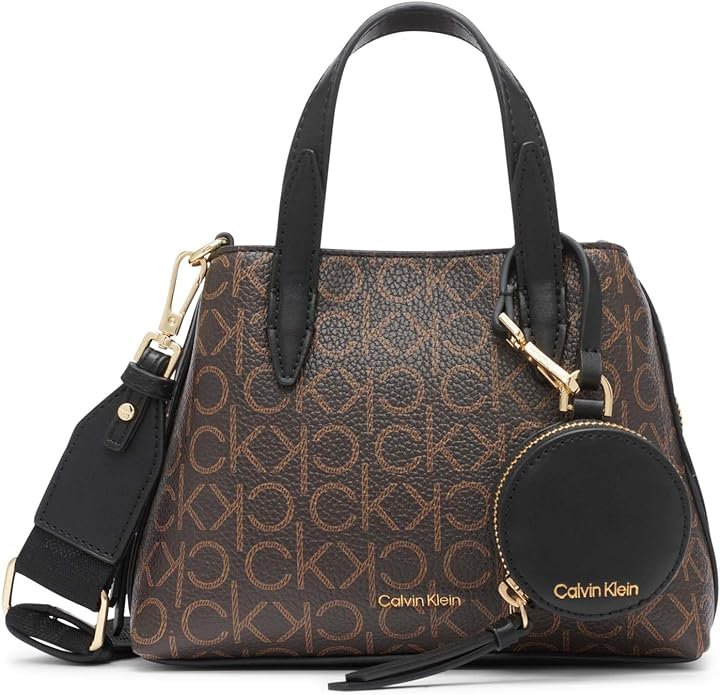Calvin Klein Millie 2 in 1 Triple Compartment Mini Satchel Crossbody image 1