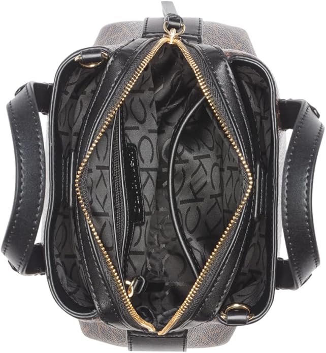 Calvin Klein Millie 2 in 1 Triple Compartment Mini Satchel Crossbody image 4