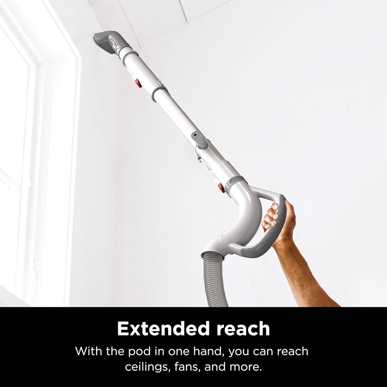 Shark | Upright Vacuum Cleaner | Navigator Lift-Away | Swivel Steering | HEPA Filter | Vacuum for Pet Hair | Crevice Tool & Dusting Brush Included | For Carpets & Hard Floors | White/Silver | NV356E image 3