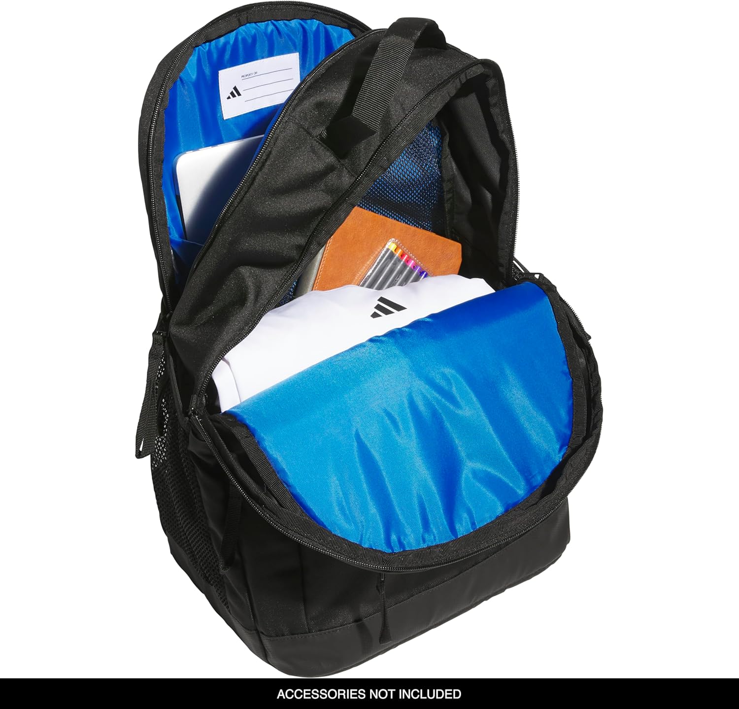 adidas Adaptive Backpack Large Features for Independent Dressing and Ease of use, Black, One Size image 3