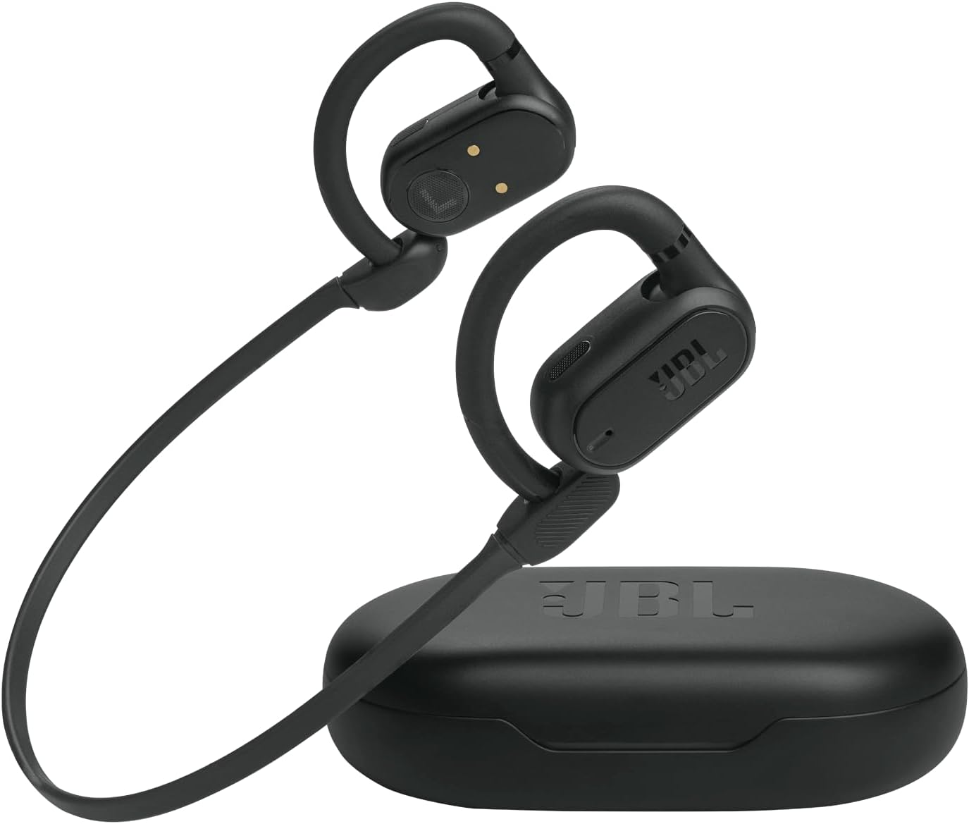 JBL SoundGear Sense - True Wireless Open-Ear Headphones, OpenSound Technology, Splash and dust Resistant, 4 mics for Crisp, Clear Calls, Up to 24 Hours of Battery Life, Plus Speed Charge (Black) image 1
