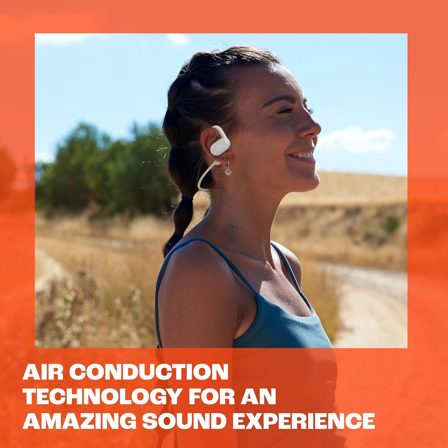 JBL SoundGear Sense - True Wireless Open-Ear Headphones, OpenSound Technology, Splash and dust Resistant, 4 mics for Crisp, Clear Calls, Up to 24 Hours of Battery Life, Plus Speed Charge (Black) image 6