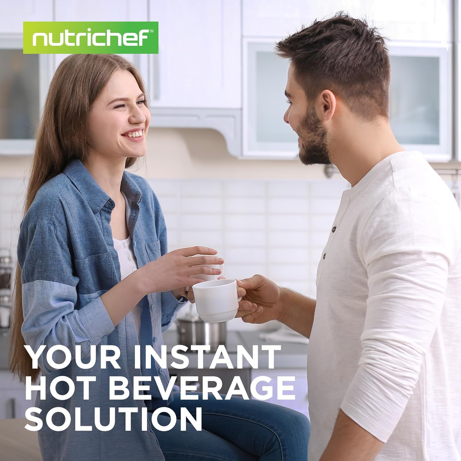 NutriChef Hot Water Urn Pot - Insulated Stainless Steel, Manual & Auto Dispense, Safety Lock Shutoff 3.38 QT- Auto Shut Off image 8